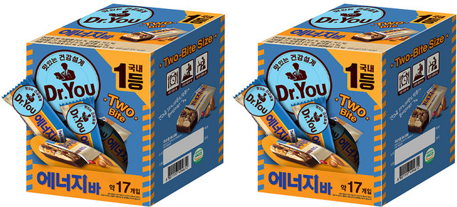 ORION 好麗友 Dr.You 能量棒 Two Bite, 468g, 2個