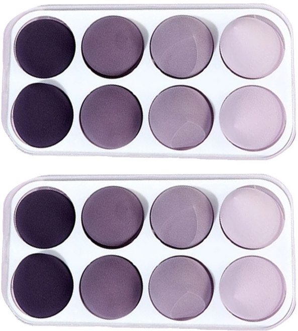 美妝蛋 含蛋盒 6 x 4cm 350g, 葡萄紫, 16個