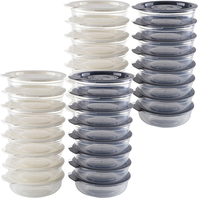 이지앤프리 이지쿡 패밀리 보관용기 홈세트, 32개, 450ml