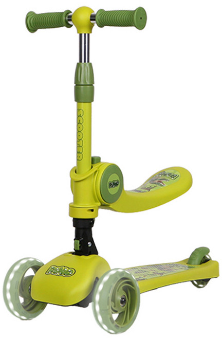 랜드웨이 디노 2in1 스쿠터, 그린, 1개