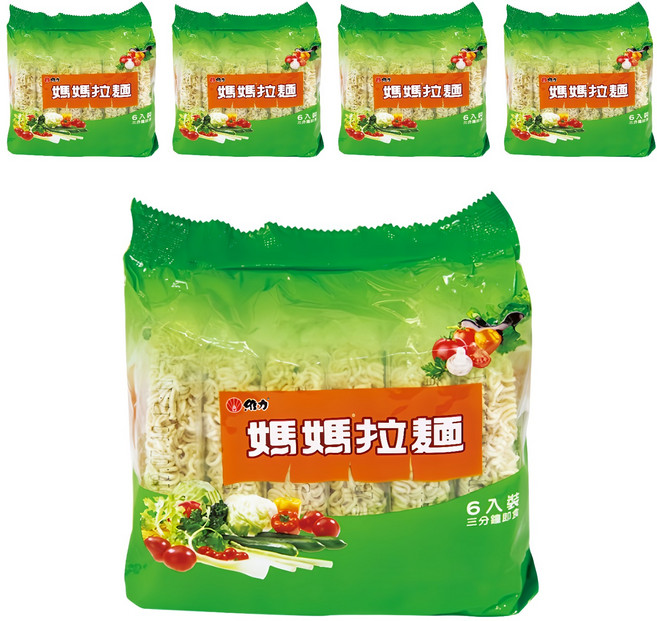 維力 媽媽拉麵, 420g, 5袋
