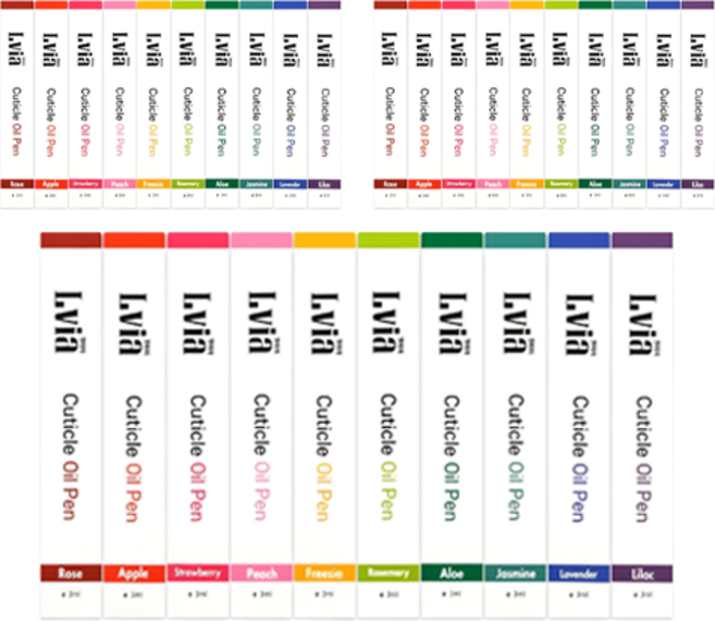 엘비아 큐티클 오일펜 10종 세트, 3개, 3ml