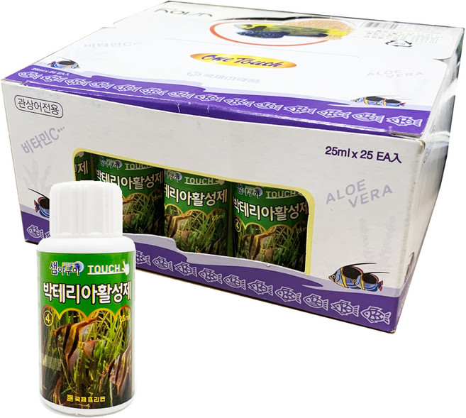 샘아쿠아 터치 박테리아 활성제, 25ml, 25개