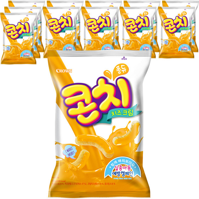 콘치 치즈크림, 110g, 12개
