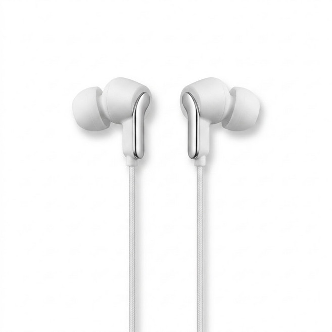 Kinyo Type-C入耳式耳機 線長1.2m, CEM-880, 白色, 1個