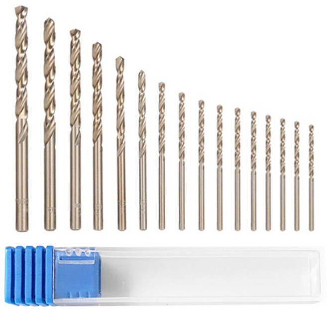 OON 고강철 드릴날 0.5~2.0mm, 16개