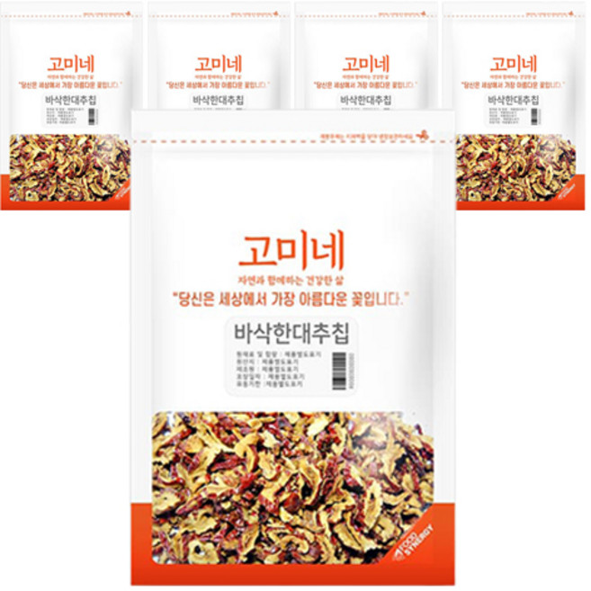 고미네 바삭한 대추칩, 100g, 5개