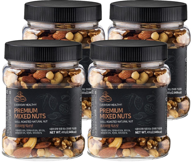 넛츠팜 프리미엄 믹스넛, 400g, 4개
