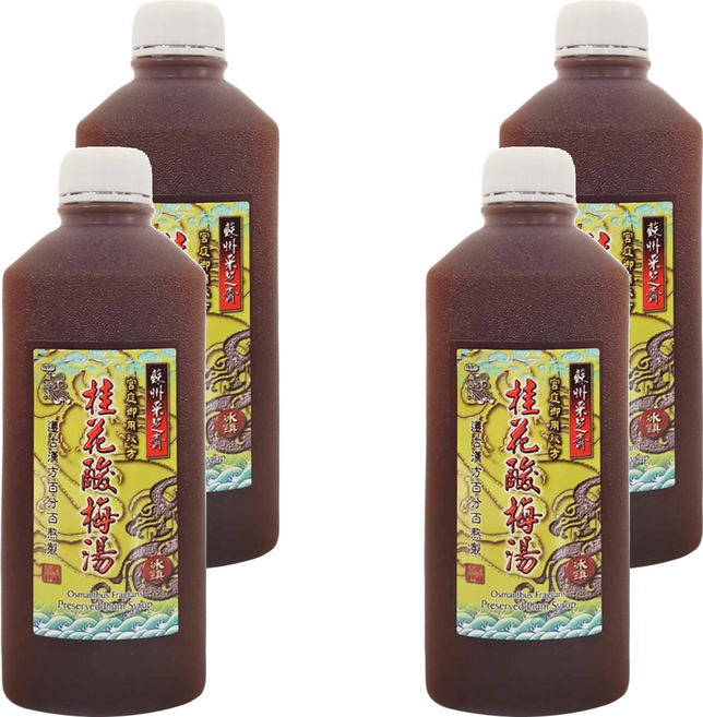 蘇州采芝齋 桂花酸梅湯, 930ml, 4瓶