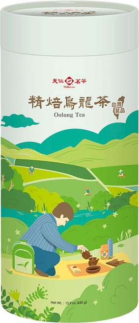 天仁茗茶 台灣茗品精焙烏龍茶, 450g, 1罐, 1罐