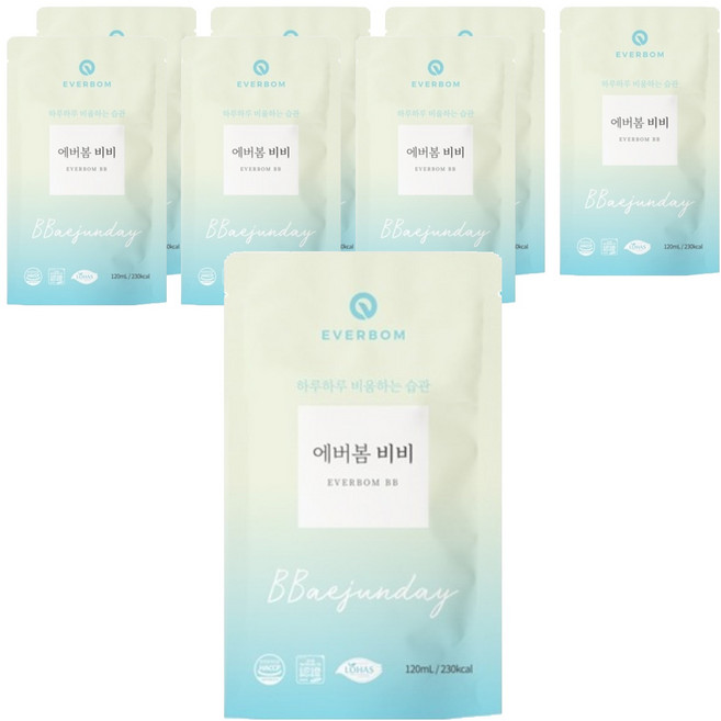 에버봄 비비 애프터, 120ml, 8개