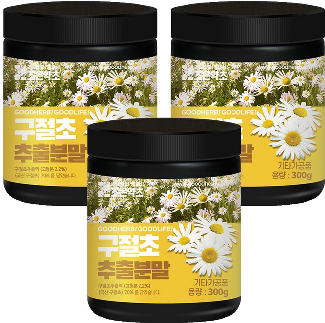 조은약초 구절초 추출분말, 300g, 3개