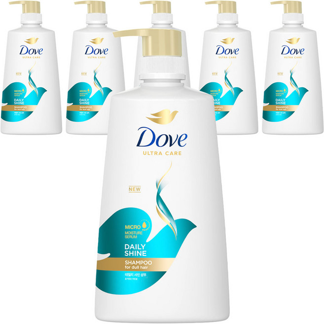 도브 데일리 샤인 샴푸, 680ml, 6개