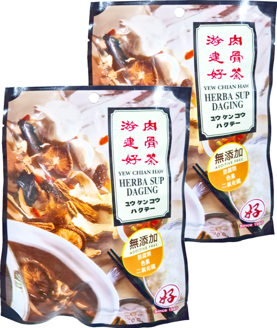 游建好 肉骨茶湯滷包 片裝, 50g, 2包