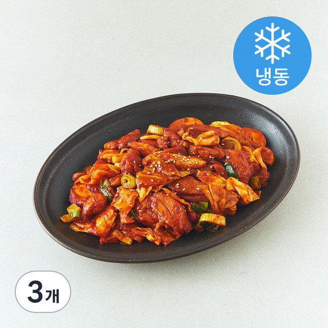꿀맛나는세상 춘천식 양념 닭갈비 (냉동), 500g, 3개