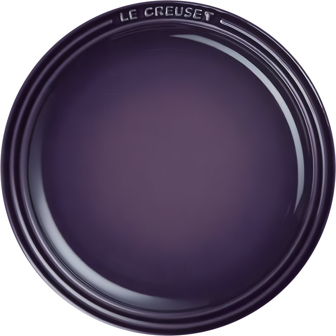 LE CREUSET 圓盤, 葡萄紫, 1個