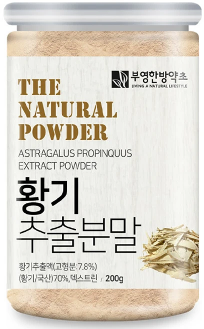 부영한방약초 황기 추출 분말, 1개, 200g - 쿠팡