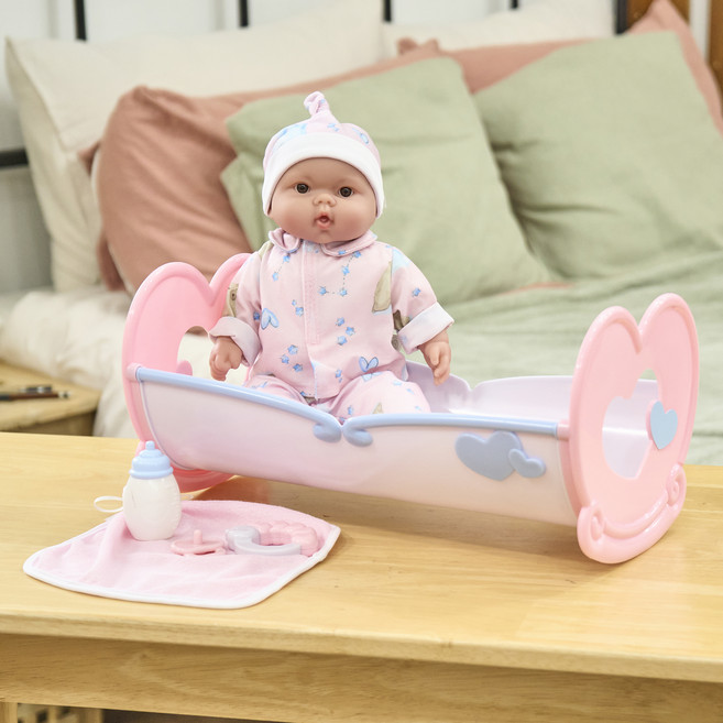 베렝구어 흔들흔들 아기인형 침대놀이 세트 35184, 혼합색상, 1세트