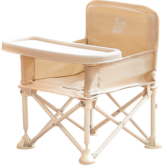네이쳐러브메레 와이드 부스터 유아식탁의자, 샌드베이지