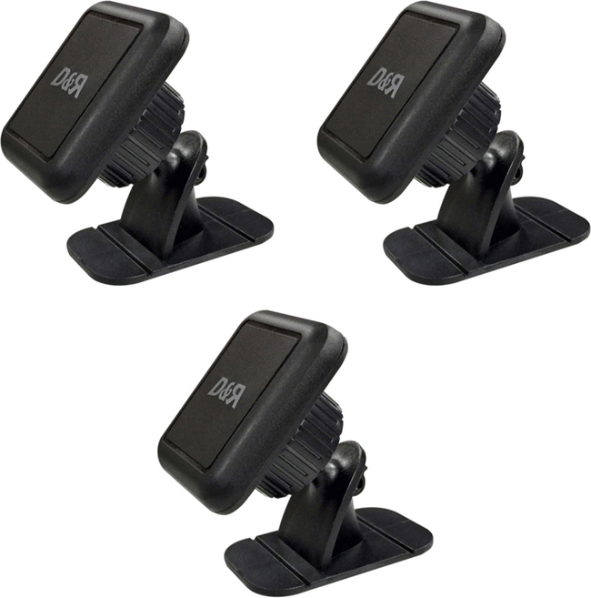 디엔알 아이그립 차량용 핸드폰 거치대 M100, 3개, 블랙