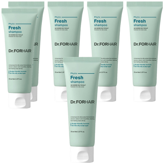 닥터포헤어 피토프레시 지성두피 샴푸, 70ml, 6개