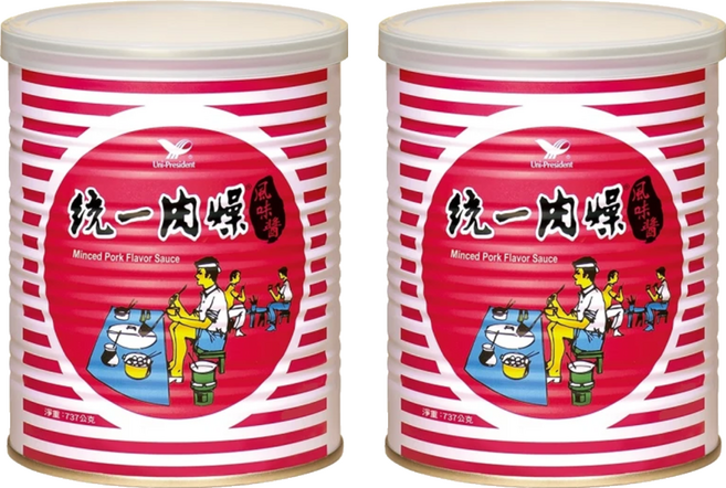 統一 肉燥風味醬, 737g, 2罐