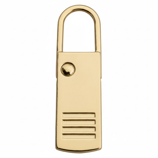 FANCY LIFE 萬用拉鍊頭 一般款, 1套, 金色