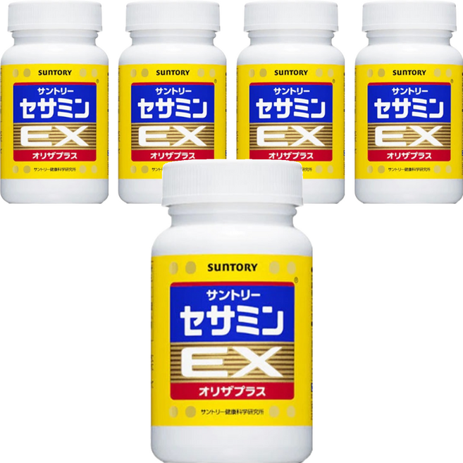 SunTORY 三得利 芝麻明EX 30日份, 90顆, 5罐