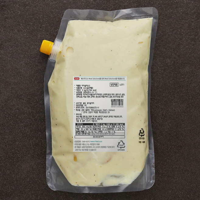 에쓰푸드 아이올리 소스, 2kg, 1개