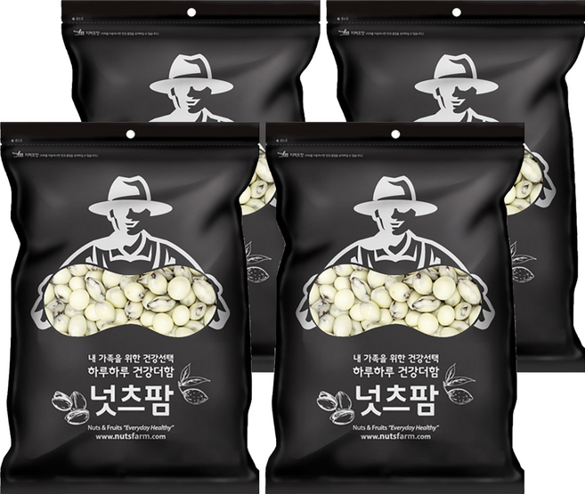 넛츠팜 건포도요거트초코, 150g, 4개