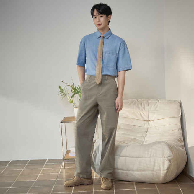 마인드브릿지 남성용 세미와이드 퍼티그팬츠 MZPT3150