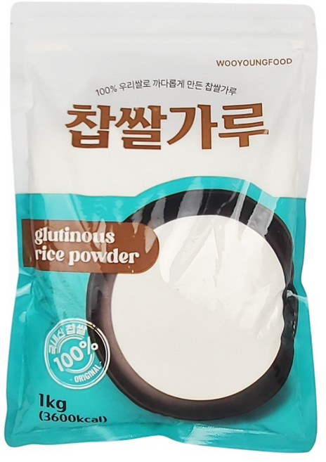 우영식품 찹쌀가루, 1kg, 1개