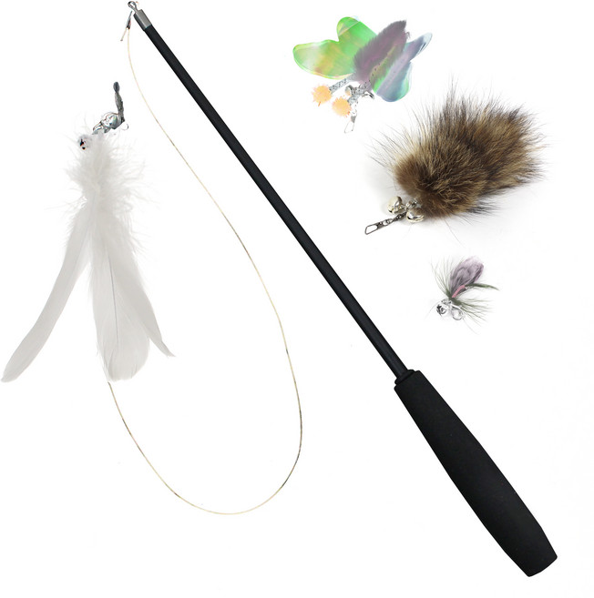 펫츠몬 리필3종 1M 3단 낚시대, 혼합색상, 1세트