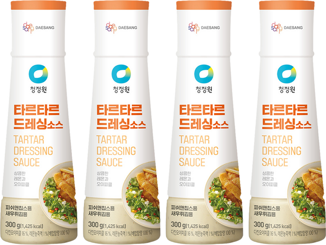 청정원 타르타르, 300g, 4개