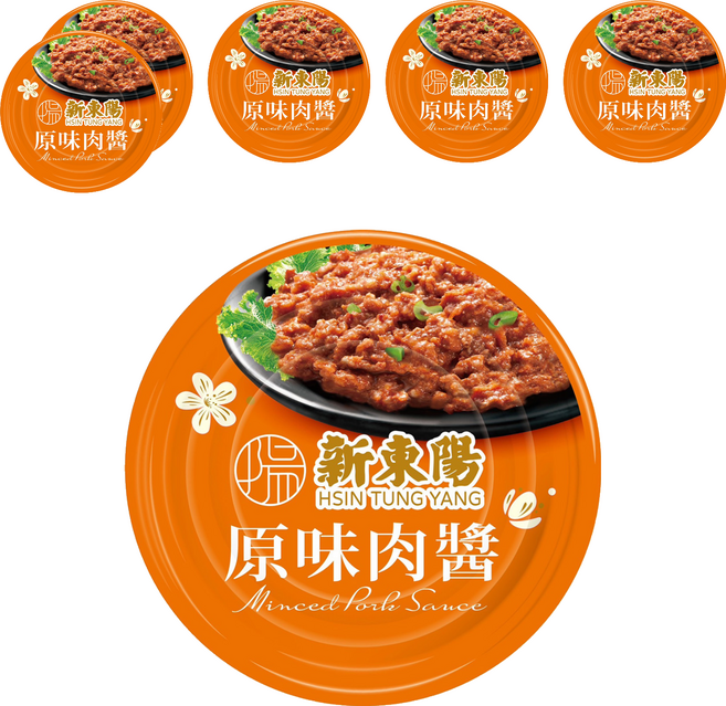 新東陽 原味肉醬, 160g, 6罐