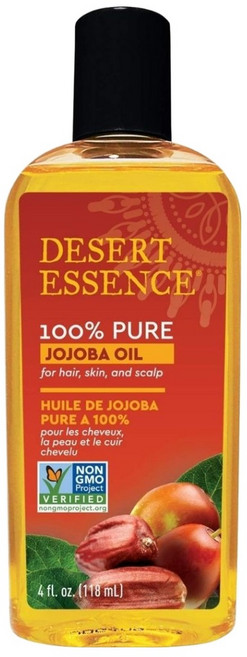 DESERT ESSENCE 100%純荷荷芭油, 118ml, 1瓶