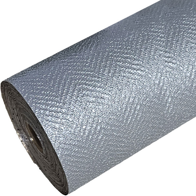 닥터하우스 빅사이즈 슬림 실크폼 벽지, 라인메탈실버