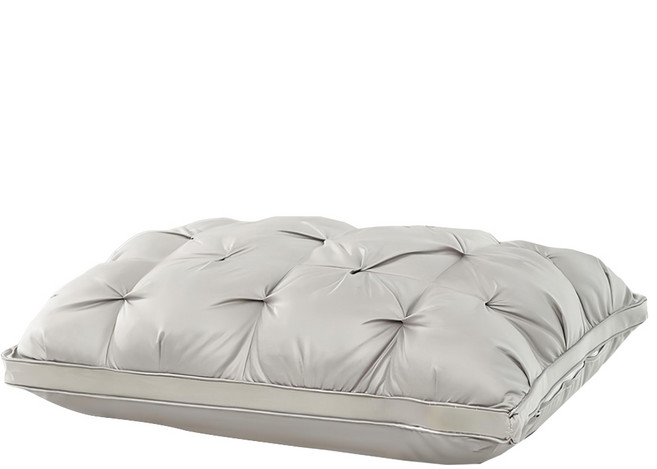 NINO1881 五星級石墨烯扭花立體枕, 1個, 灰色