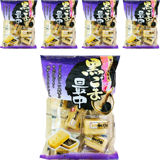 幸福堂 黑芝麻最中, 150g, 5袋