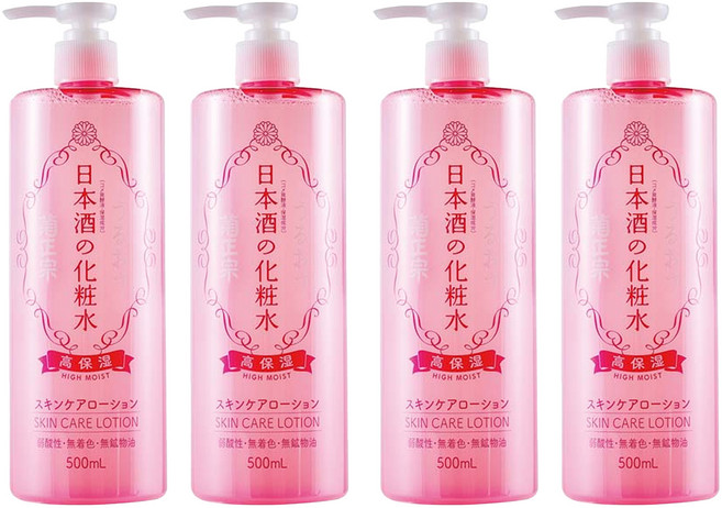 KIKUMASA 菊正宗 日本酒高保濕化妝水, 500ml, 4瓶
