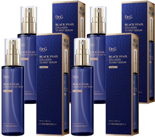 닥터지 블랙 스네일 콜라겐 투 미스트 세럼, 100ml, 4개