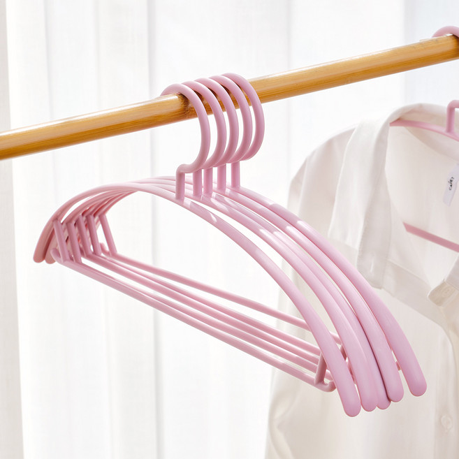 살림의기술 어깨뿔방지 니트 옷걸이, 핑크, 10개