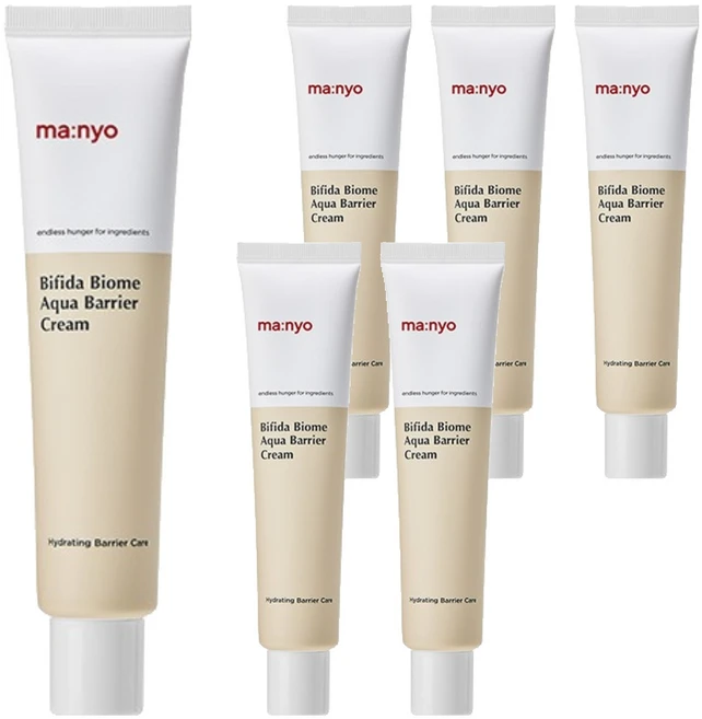 마녀공장 비피다 바이옴 아쿠아 베리어 크림, 80ml, 6개 - 쿠팡