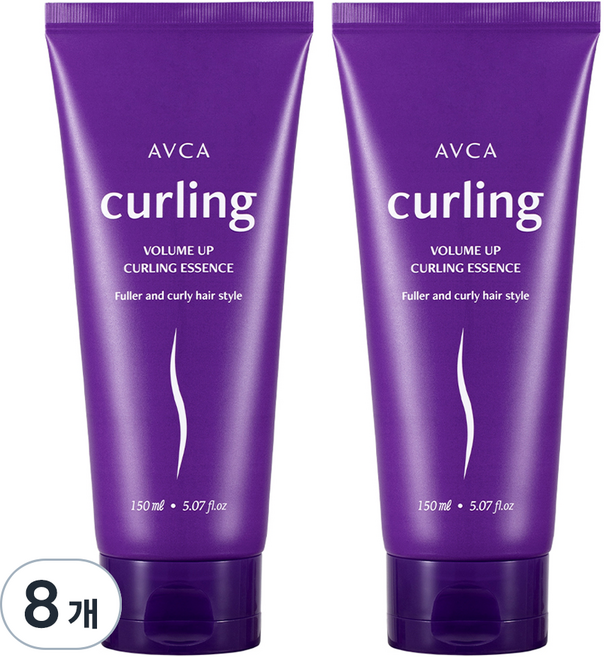 아브카 볼륨 업 컬링 헤어 에센스, 8개, 150ml