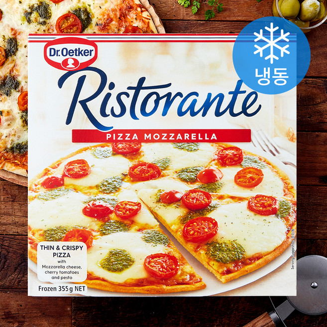 리스토란테 모짜렐라 피자 (냉동), 355g, 1개, 1개입