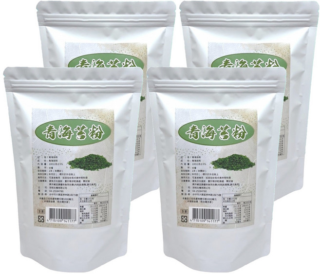茂格生機 青海苔, 100g, 4包