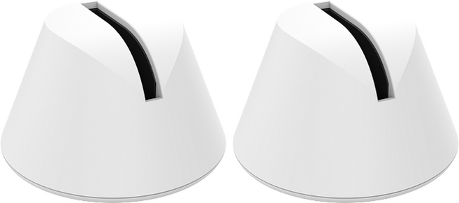 아이링 도크 스마트링 차량용 거치대, 2세트, 화이트