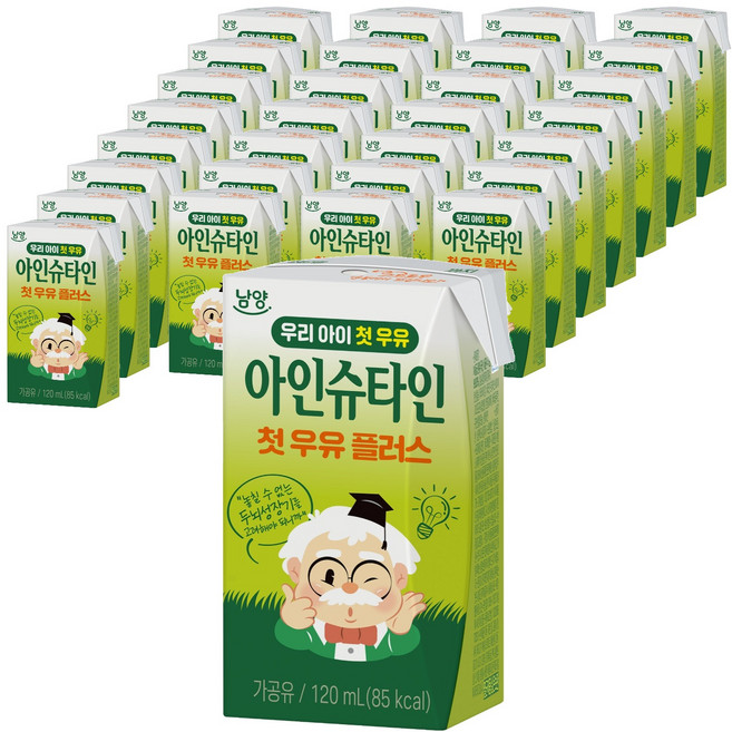 아인슈타인 베이비 플러스 우유, 120ml, 48개
