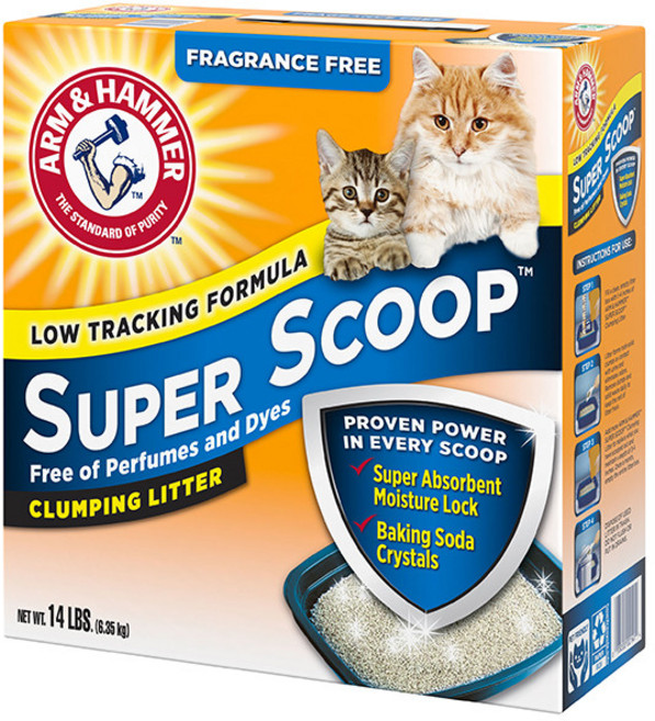 ARM&HAMMER 超凝結貓砂, 無香味, 6.35kg, 1盒