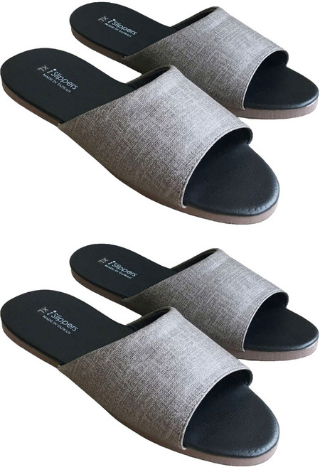TAIWAN SLIPPER 台灣犀利趴 純色 皮質室內拖鞋, 爵士咖, 2雙